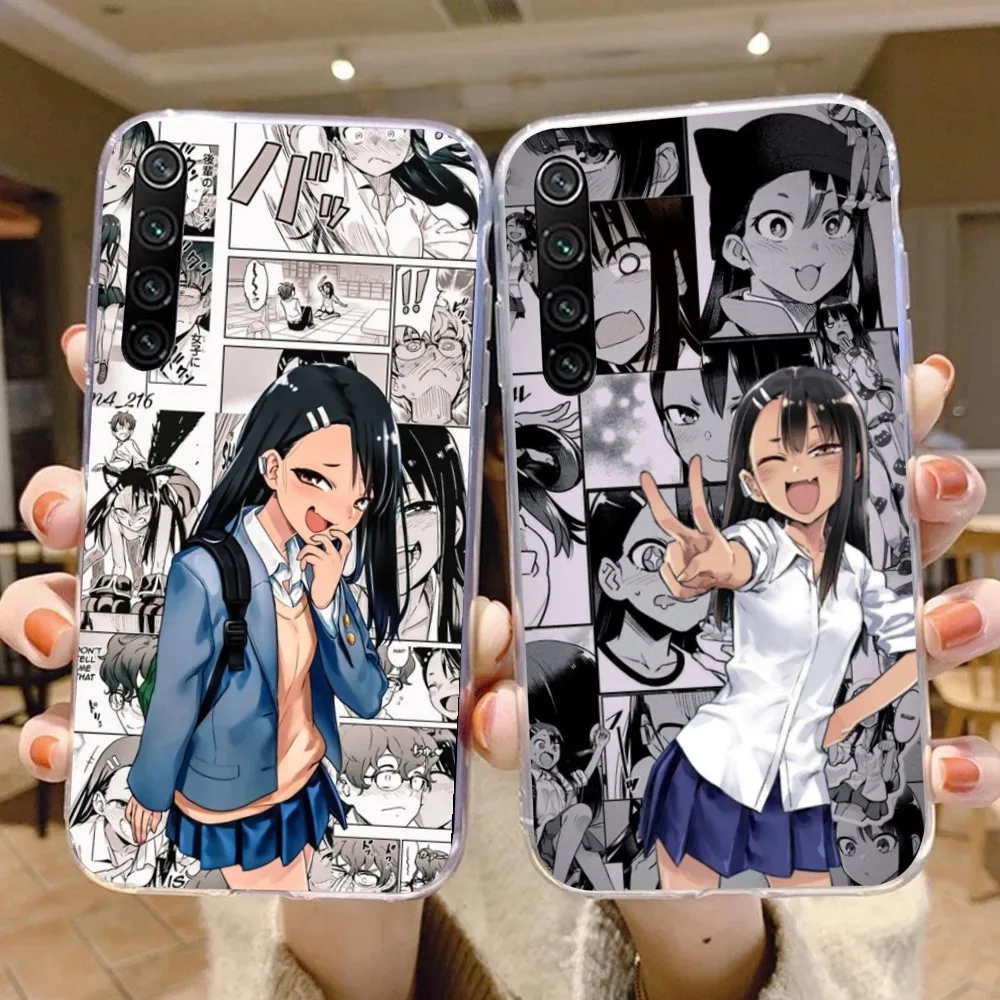 Anime Hayase Nagatoro Cell Phone Case for Xiaomi 13 Lite 12 11T 10 9 Redmi Note 12 11 10 10S Pro 9 9A 8 Clear Phone Cover Funda