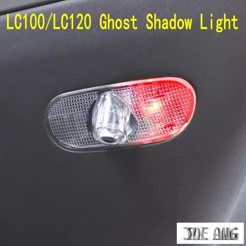 2pcs LED Car Door Welcome Light Projector Ghost Shadow Light Courtesy Light Atmosphere Light LandCruiser LC100 Prado LC120