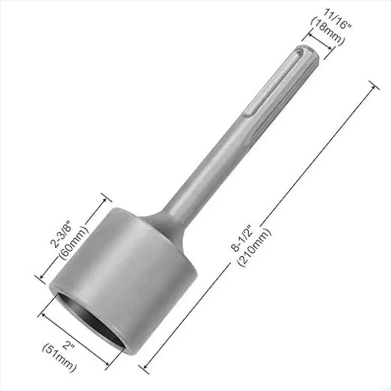 M4YC Driver Ground Rod Hammers Home Home Replacing Silver 50mm Alloy
