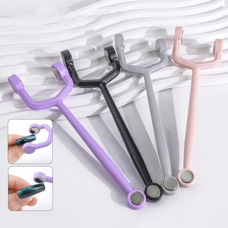 Y 字型強力なスティック爪キャットアイダブルヘッド UV ジェルポリッシュネイルアートツール効果マニキュアマグネットスティックマニキュアツール