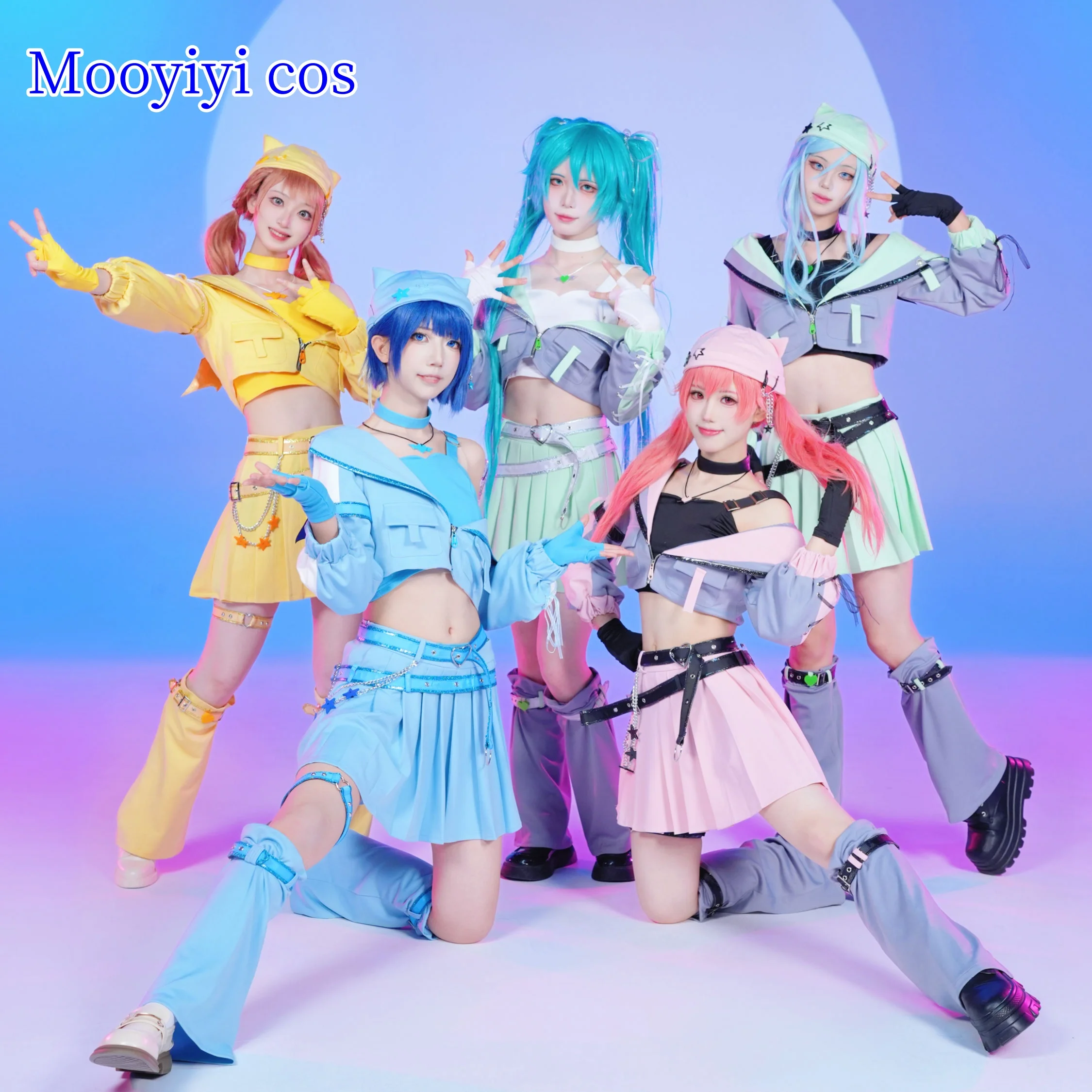 PJSK حديثا أكياما ميزوكي/موموي إيري/هاناساتو مينوري/كيريتاني هاروكا أزياء تنكرية للهالوين عيد الميلاد لعب الأدوار شيطان