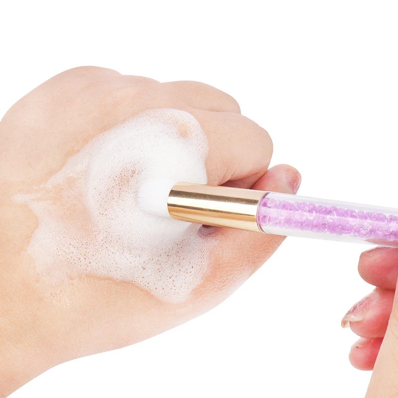 5 stücke Kristall Wimpern Reinigung Pinsel Lash Shampoo Pinsel Für Wimpern Verlängerung Peel Off Mitesser Entferner Make-Up-Tools