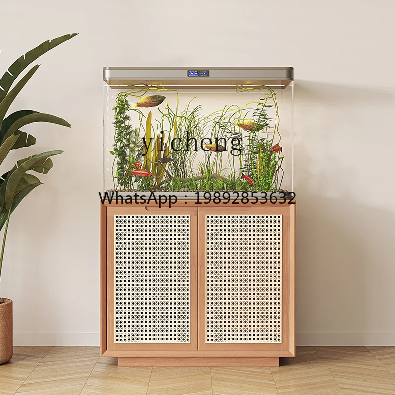 XX   fish tank bottom cabinet solid wood living room aquarium base storage load-bearing chassis