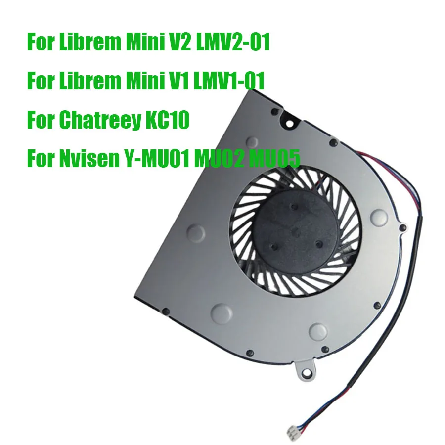 Replacement For Purism For Librem Mini V1 LMV1-01 Mini V2 LMV2-01 For Chatreey KC10 For Nvisen Y-MU01 MU02 MU05 MINI PC Fan