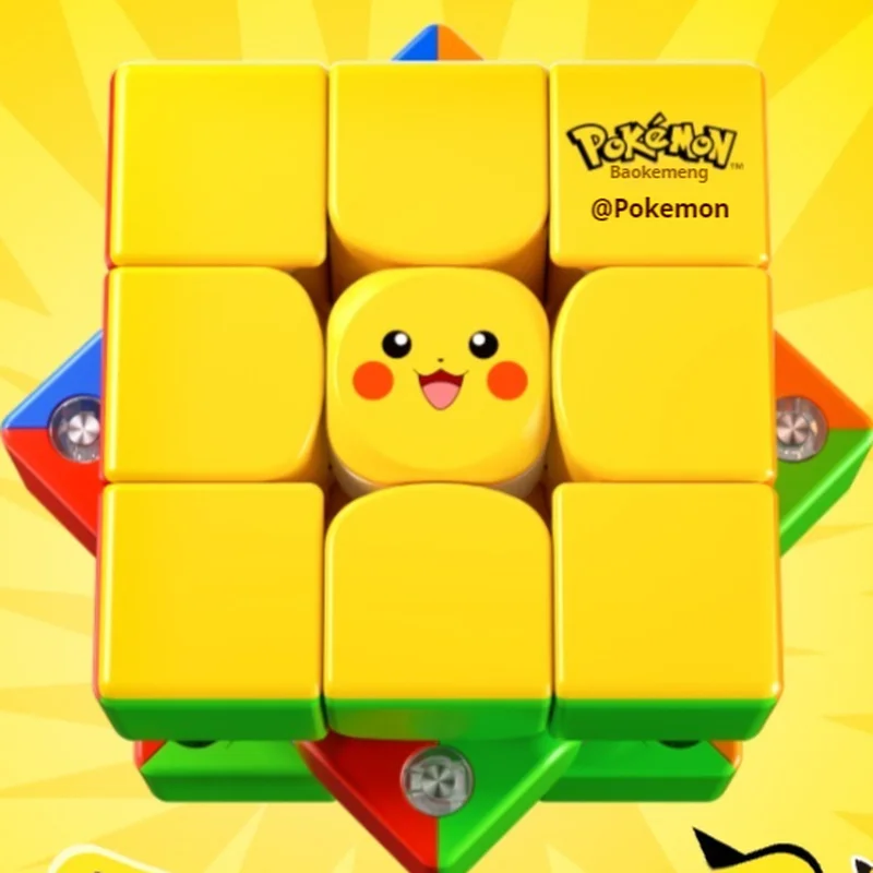

GAN Pokemon 3x3 Speed Cube с магнитами для соревнований, детская развивающая игрушка в подарок Пикачу Генгар