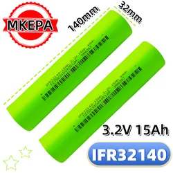 4pcs Lithium Iron phosphate battery Cylindrical 3.2V 15Ah Lifepo4 Cell for RV Electric Car Energy Storage Battery