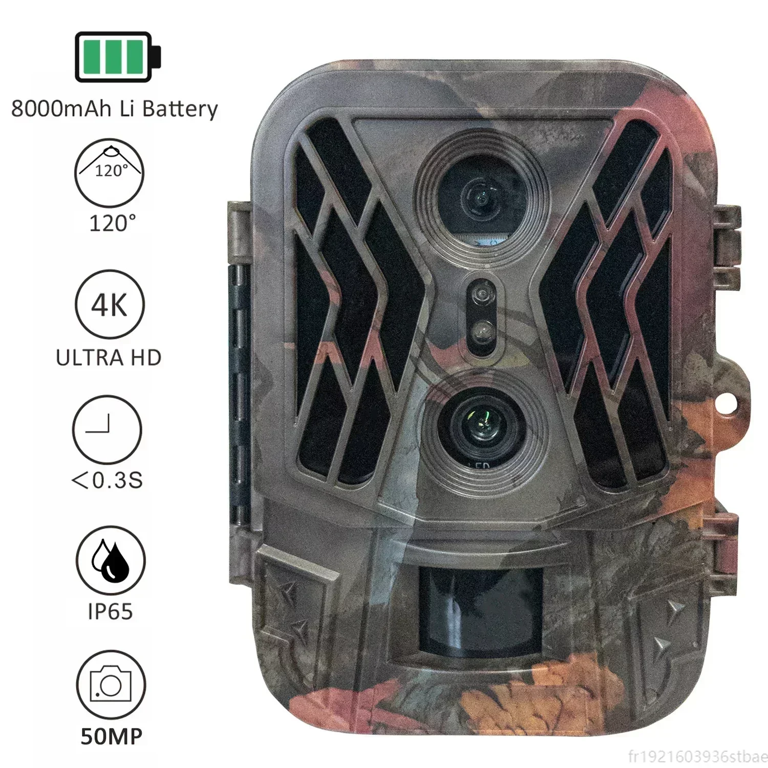 HC 950A Hunting Camera 50MP+4K Dual Lens Hunting Trail Camera Outdoor Night Vision Photo Traps Wildlife Observation Camera