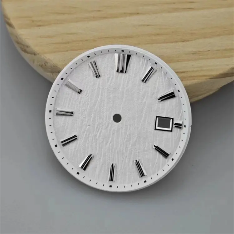 33.5mm NH35 Dial no logo dial GS Assembly Mechanical Watch Accessories with GS Watch Literal Hand Case Dial Size for seiko mod