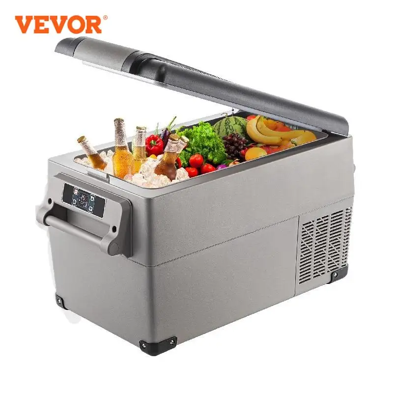 KITGARN Car Refrigerator 35L Compressor Portable Small Refrigerator Mini Electric Cooler Driving Travel Fishing Outdoor Home Use