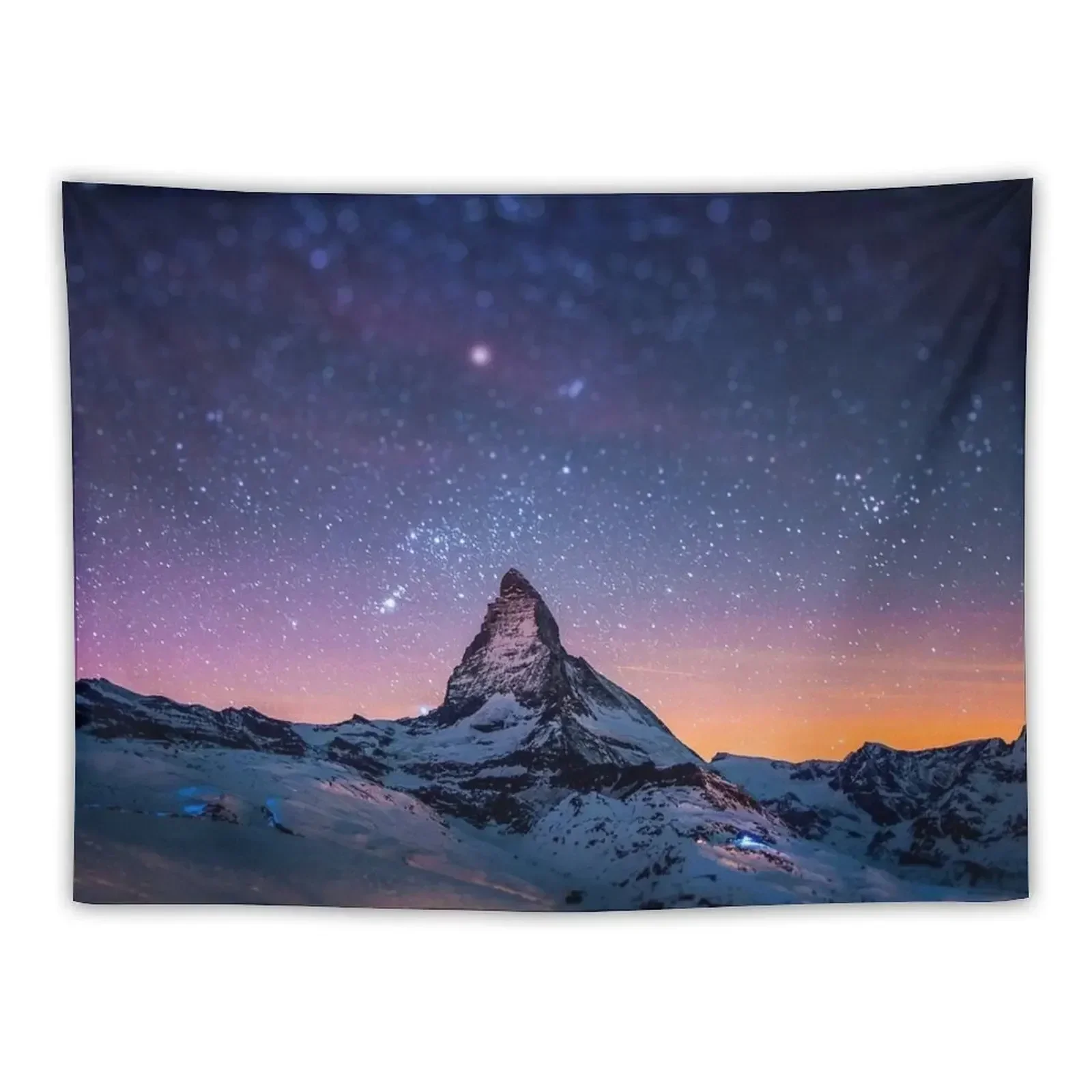 Mountain Reach the Galaxy Tapestry Room Decor Cute Korean Room Decor Decoration Room Tapestry