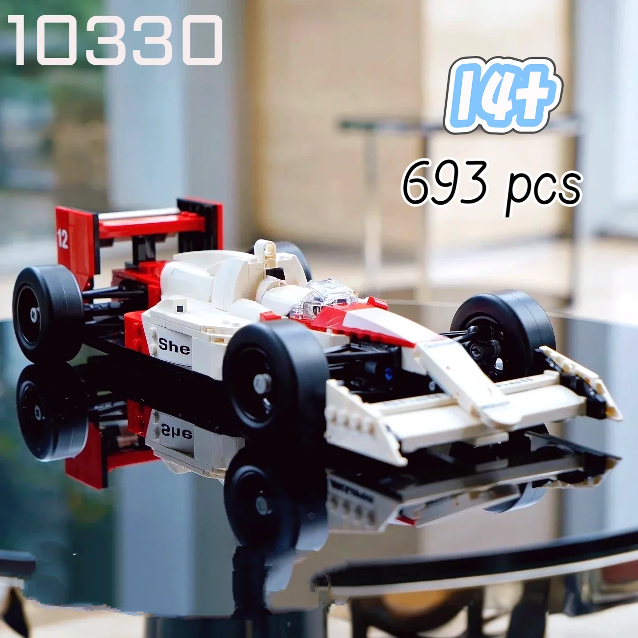 693-個セナレーシング-mp4-アイルトン・セナ-ネイジル・マンセル-10330-メカニカルグループビルディングブロックモデルおもちゃクリスマス誕生日ギフト