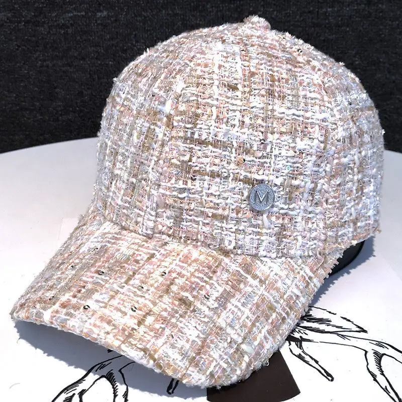 Women Hat 2022 Fashion designer Baseball Cap Ladies Caps Kpop Rhinestone gorras Summer Hats for Women Snapback Beach Hat Sunhats