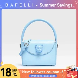 ORIGINAL BAFELLI BAG WOMEN‘S 2024 NEW SMALL LEATHER HANDBAGS LUXURY FASHION BRAND CROSSBODY CAT PURSE DESIGNER STYLE