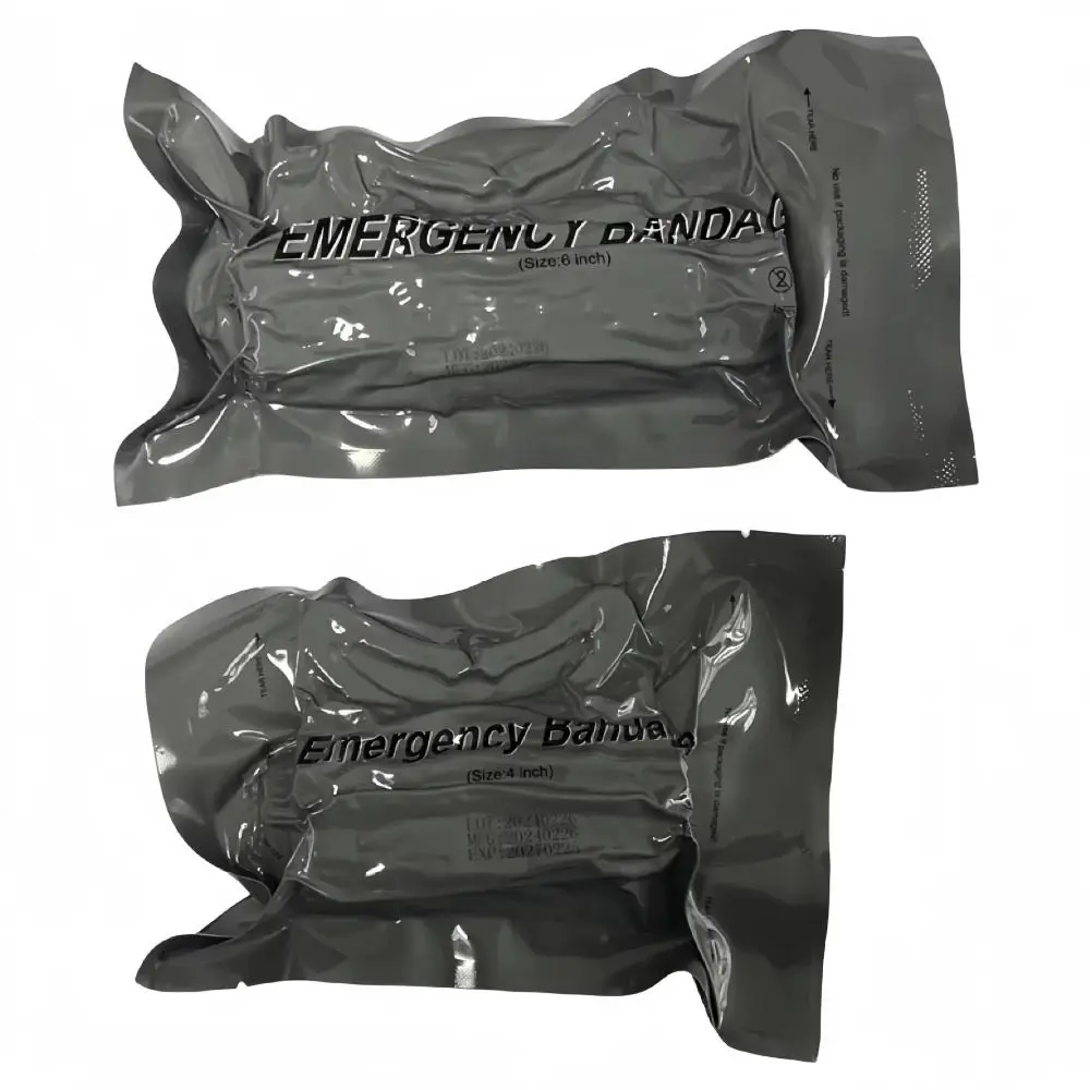 Soluble Material Hemostatic Bandage Non-woven Fabric Kaolin Impregnated Stop Bleeding Gauze Chitosan Gauze