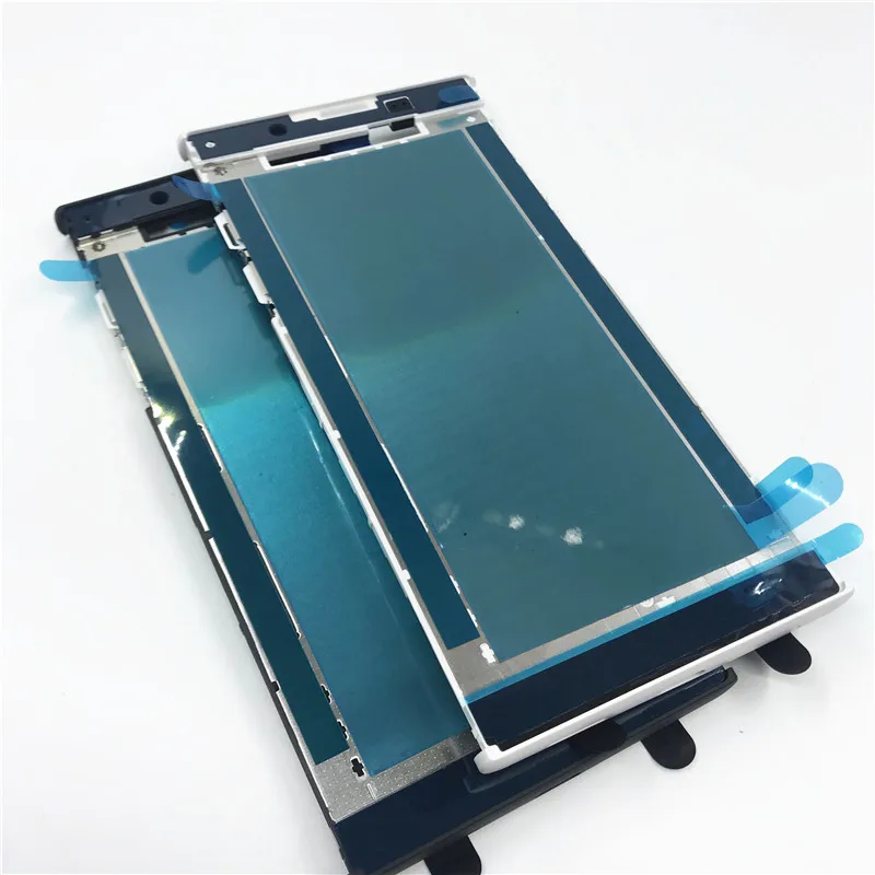 New Full Housing Middle Front Frame Bezel Housing For Sony Xperia L1 G3311 G3312 G3313 +Side Rail Stripe With Side Buttons +Logo