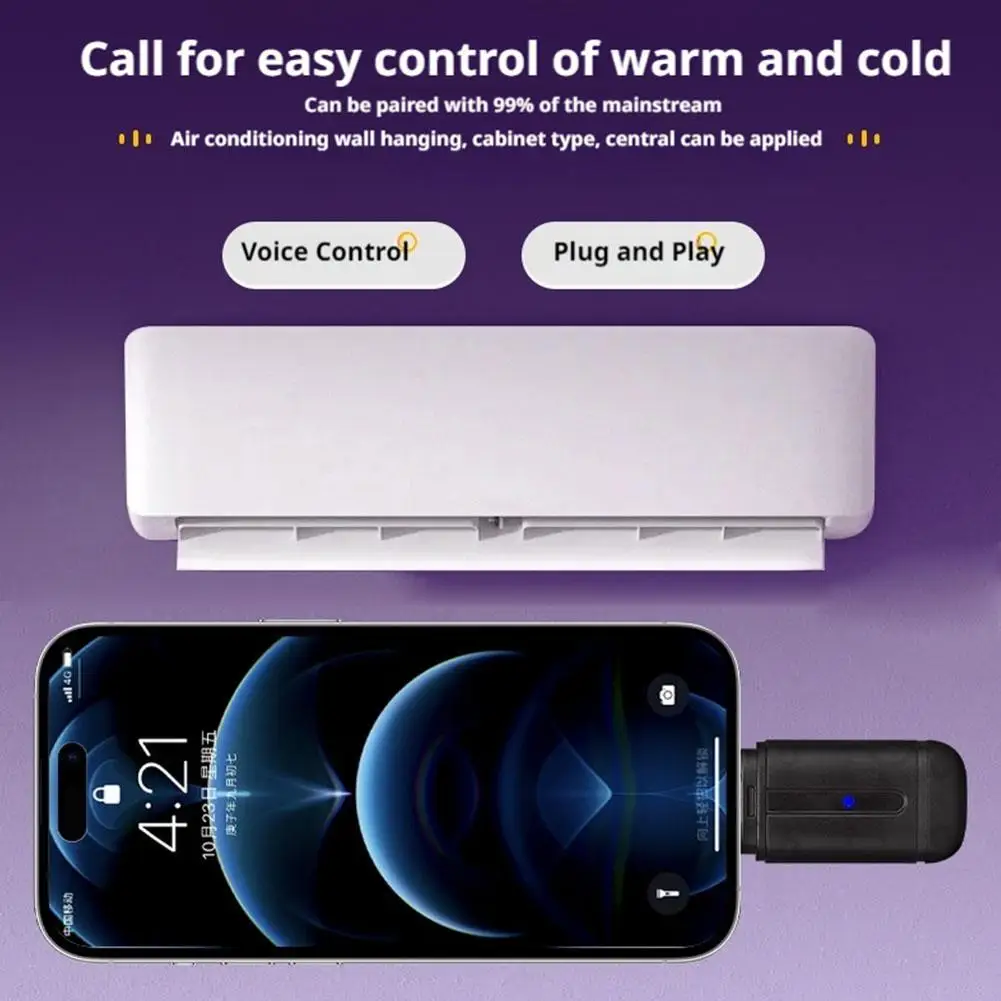 Mini Smartphone IR Remote Controller Adapter for Android Smart Phone Mini Infrared Universal Control All in One Air Conditi E9S6