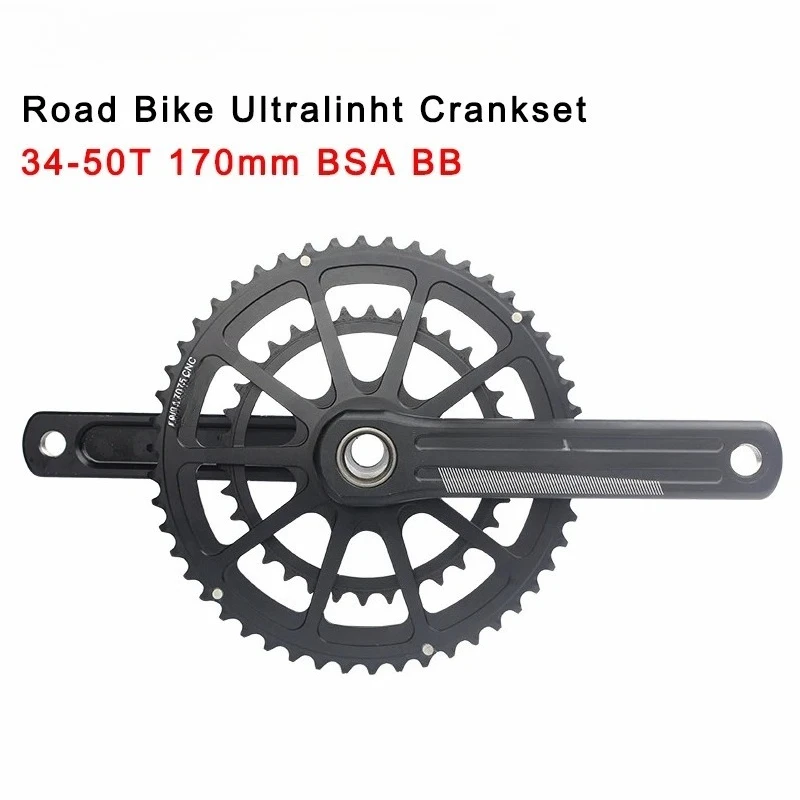 For GXP Road Bike Crankset 170mm 172.5mm 175mm Crank 10 11 12 Speed Chainring 50-34T 52-36T 53-39T Chainwheel