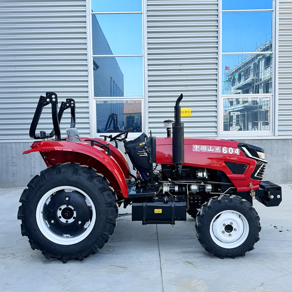 Multifunctional 25HP 30HP 4WD Small Mini Farm Tractor Agricultural Machine Cheap Price with Rotary Tiller Implement Sales