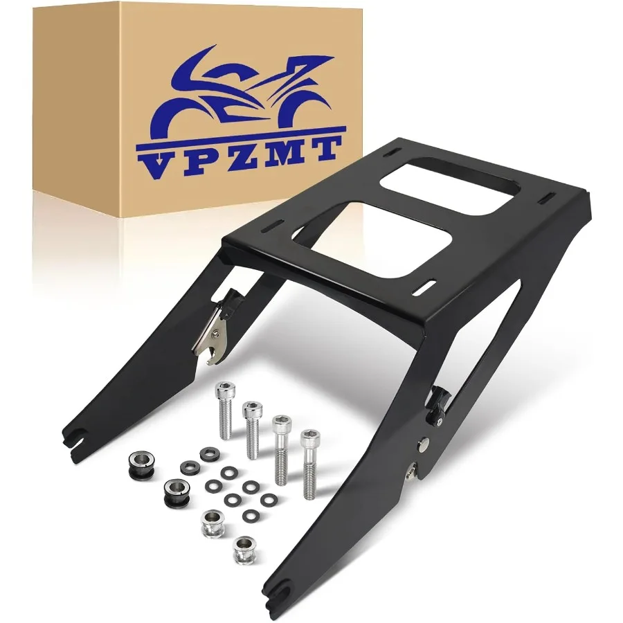 

Съемный багажник Two Up Tour Pack Mount для Harley Softail Sport Glide FLSB 20182025 и 2020 Low Rider S ST Durable Bla