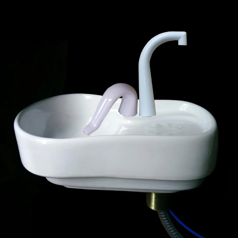 Dental appliance accessories dental comprehensive dental chair ceramic spittoon basin gargle basin spittoon cylinder