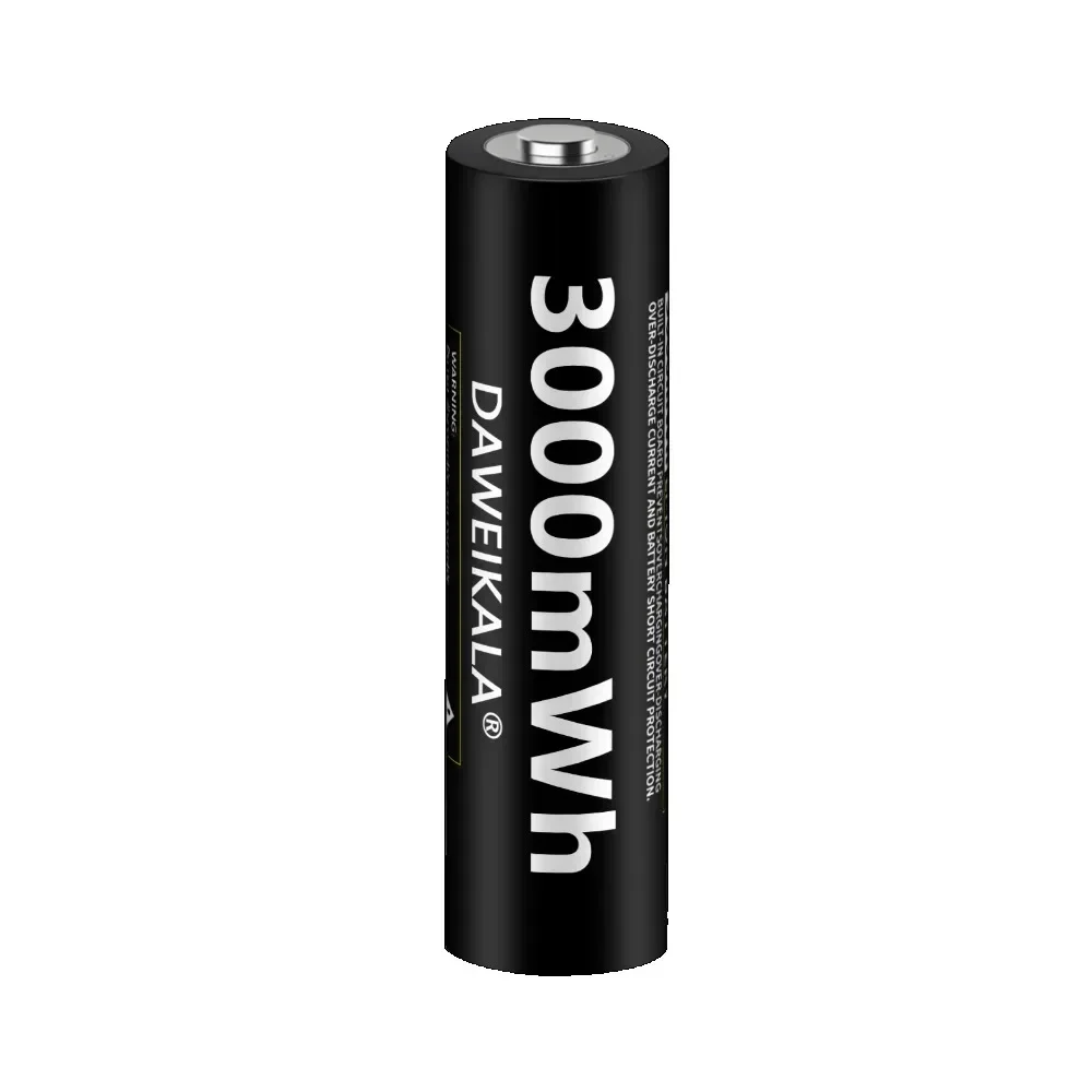 2024 New AAA Rechargeable Battery 1.5V 3000mWh li-ion battery for remote control mouseElectric toy battery + charger