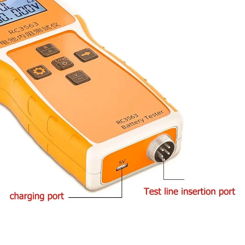 リチウムイオン電池,内部抵抗テスター,高精度,4線式ディスプレイ,18650,rc3563