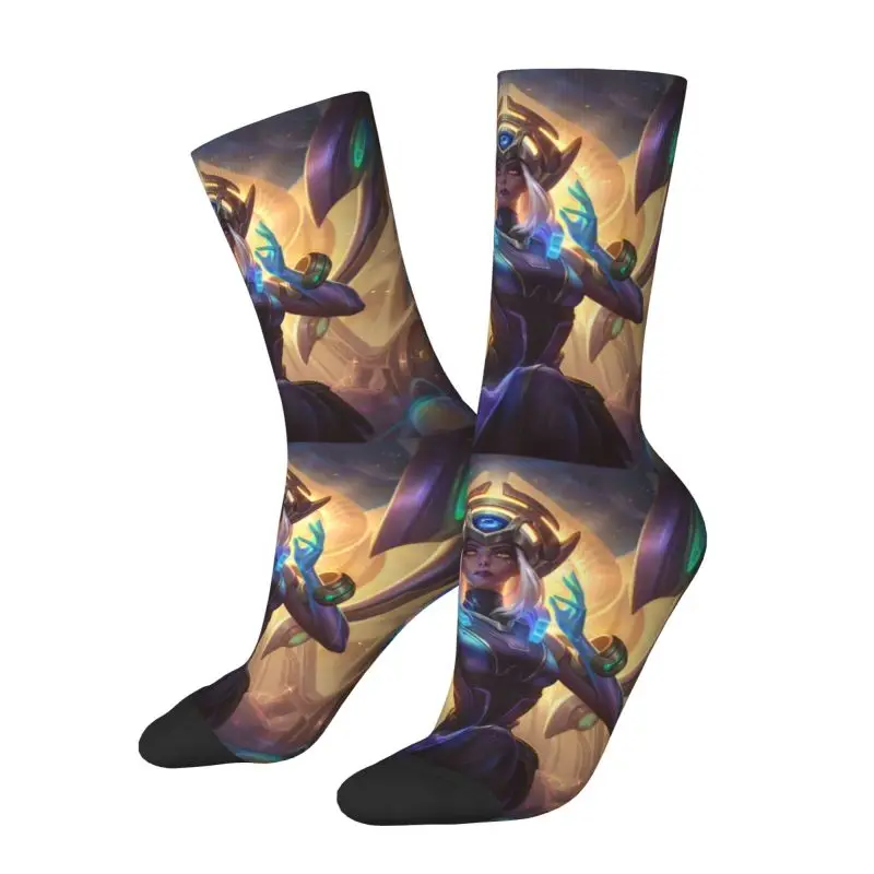 Fun Mens League Battle Game Legends Dress Socks Unisex Comfortable Warm 3D Print Crew Socks