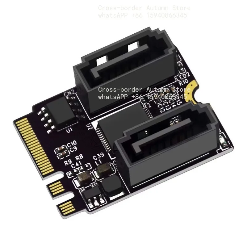 Suitable for M.2 to 5 SATA3.0 expansion card M2 M-KEY NVME adapter card NAS household parts
