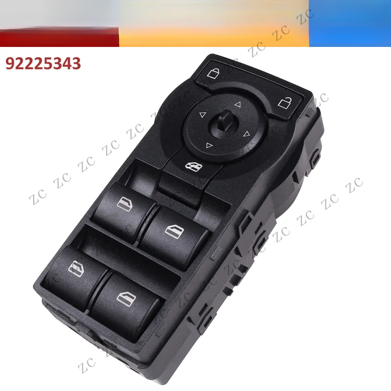S+ 92225343 Master Power Window Switch for Holden Commodore VE W / Red Illumination 3