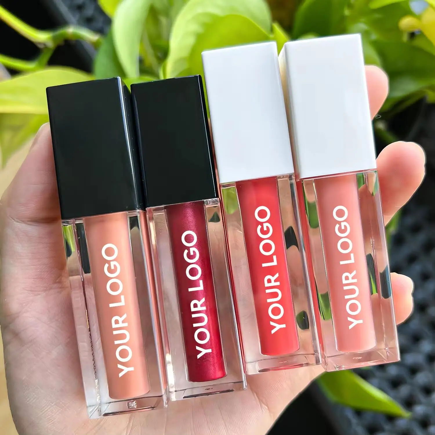 Private Label Matte Liquid Lipstick Nude Vegan Waterproof Square Tube Custom Moisturizing Lip Gloss Natural Long Lasting Makeup