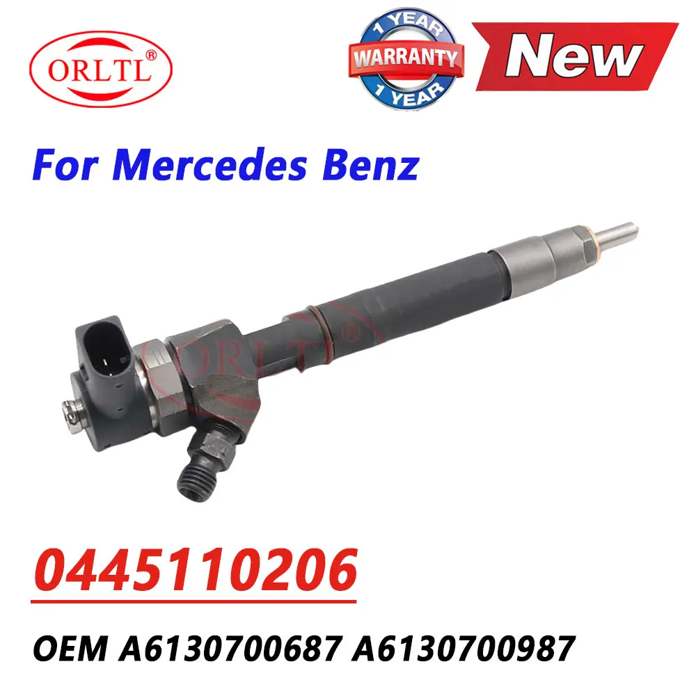 

0 445 110 206 New Diesel Fuel Injector Nozzle 0445110206 0986435067 A6130700687 A6130700987 For Mercedes-Benz C E W163 W903 W638