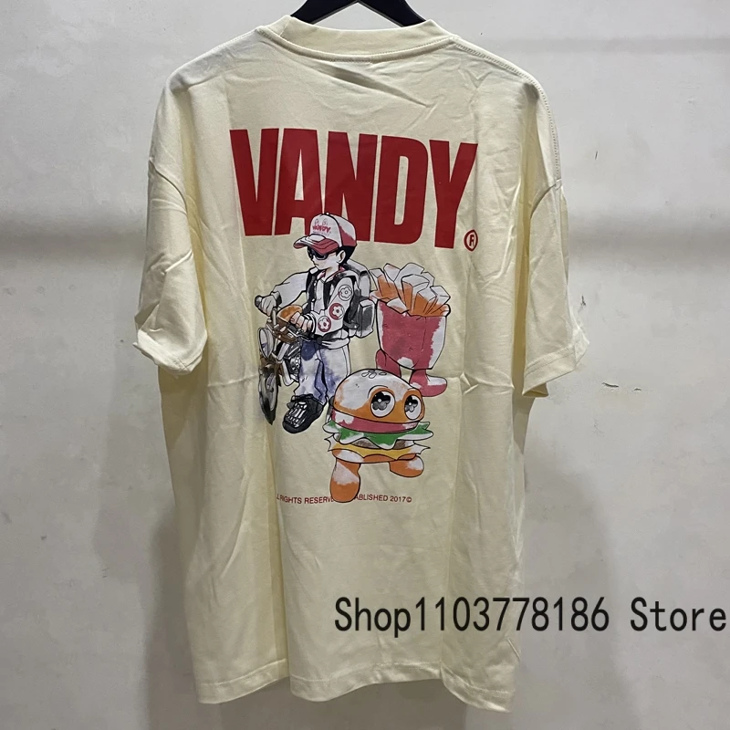 

2024 Summer Hot Sale New Vandy The Pink Short Sleeve T-shirts High Quality Print Men Women Harajuku Style VANDYTHEPINK Top Tee