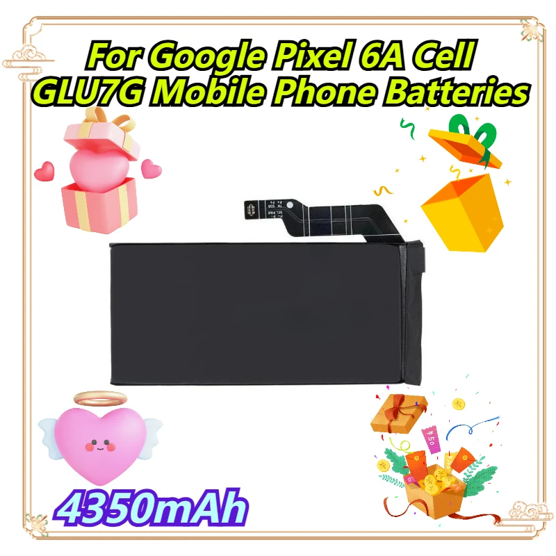 

4350mAh For Google Pixel 6A Cell GLU7G Mobile Phone Batteries