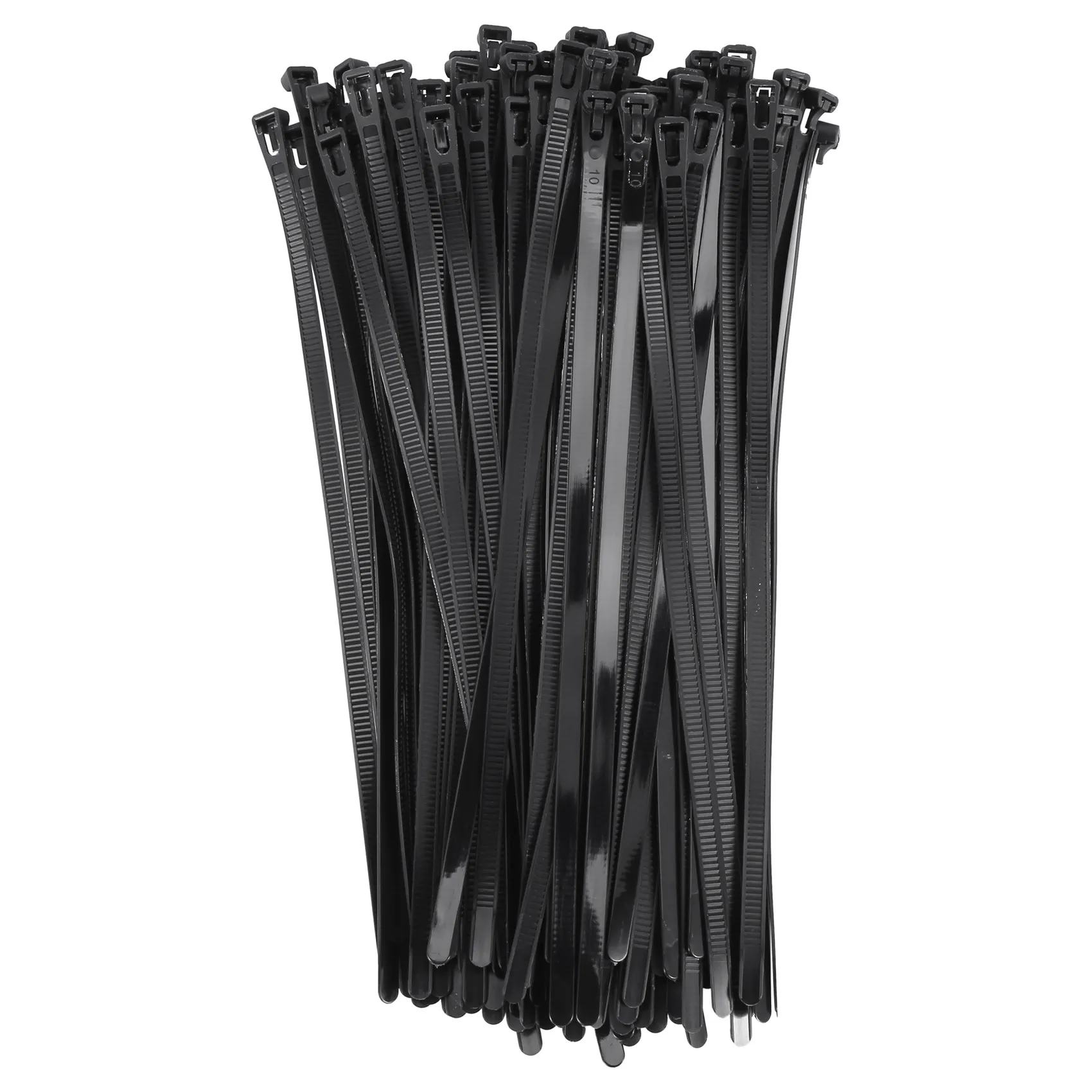 A04G-Releasable Zip Ties 12Inch Heavy Duty Zip Tie Thick Black Cable Ties 100Lb Tensile Strength Nylon Cable Wire Ties 100Pcs