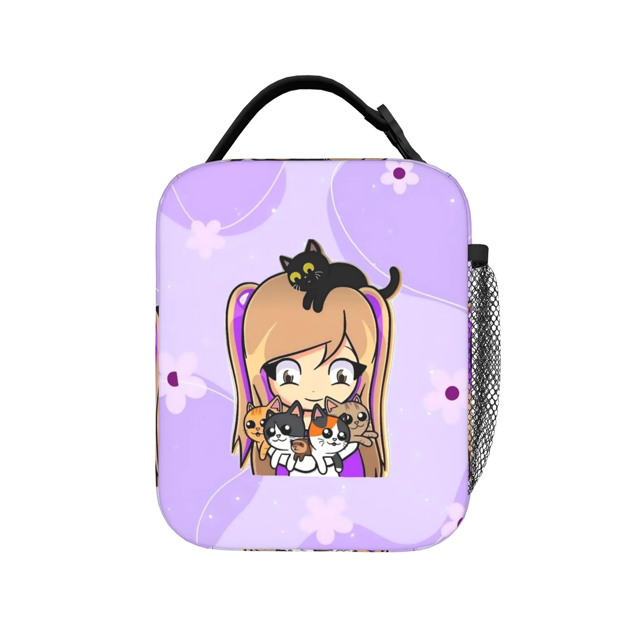 Lyna Vallejos Gamer Insulated Lunch Bag Cooler Bag Lunch Container Daisy Leakproof Tote Lunch Box for Men Women College Picnic