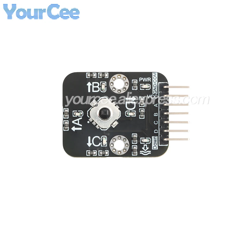 5pcs/1pc Five-way Direction Navigation Key Switch Module 5D rocker single-chip independent keyboard switch button 3.3V 5V