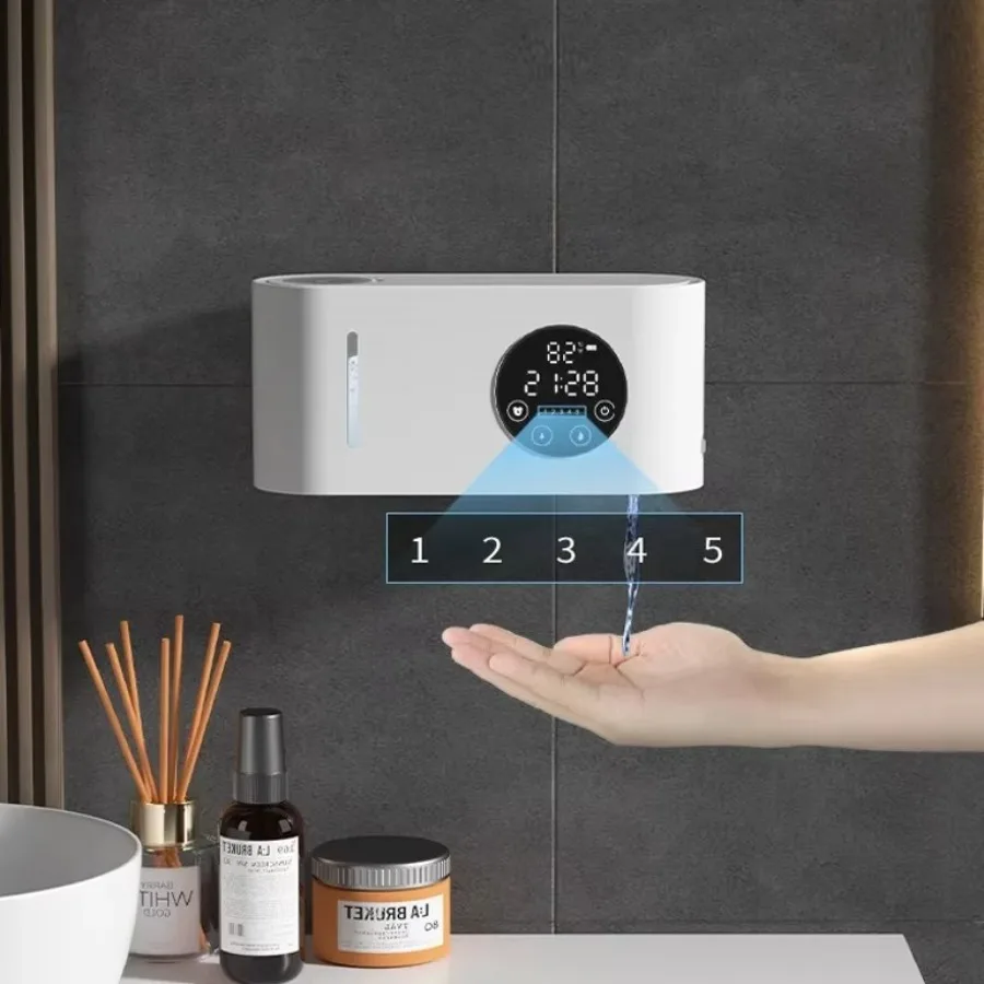 Automatic Soap Dispenser Touchless Sensor Liquid Soap Bottle Wall Mounted USB Charging For Bathroom Kitchen Home