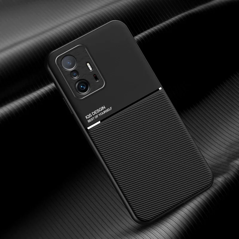 Custodia in pelle magnetica di lusso per Xiaomi Mi 11T 13T 12T Mi11T Mi13T Mi12t 11TPro 12TPro 13TPro Piastra metallica incorporata Copertura completa su