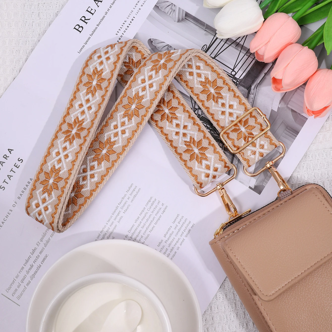 1.5-inch Minimalist And Versatile Shoulder Strap Replaceable Multifunctional Bag Strap Adjustable Shoulder Bag Accessory