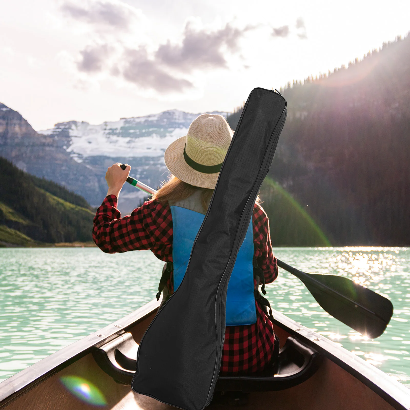 

Carbon Fiber Paddle Bag Kayak Telescoping Pouch Row Boat Oars Telescopic Portable Epe Pearl Cotton Kayaking Deck Canoe Paddles