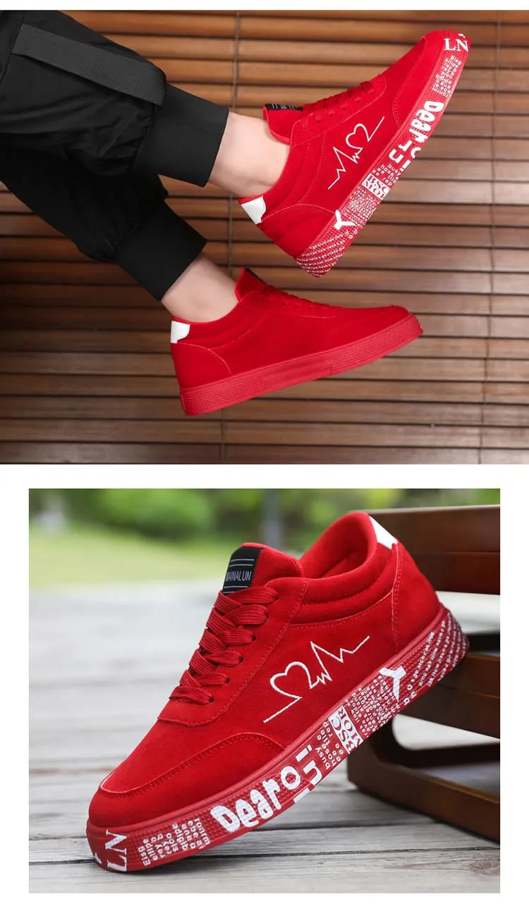 Atmungsaktive Mid-Top-Sneaker, Grafikdesign mit Herz und Musik, lässige Streetwear-Schuhe für Paare, Valentinstag und Geburtstagsgeschenk – Detail 1