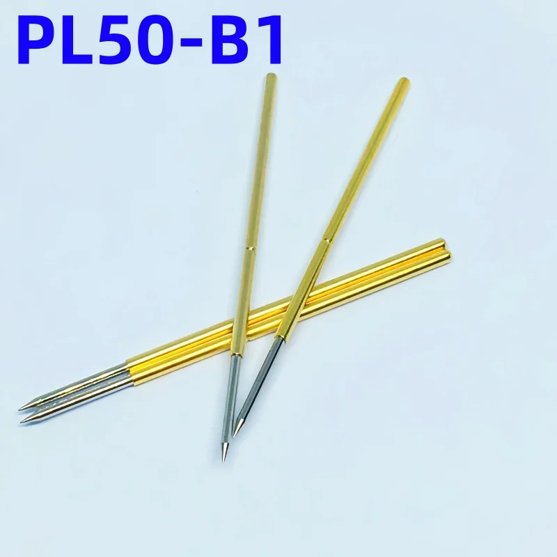 

20/100PCS PL50-B1 Spring Test Probe Phosphor Bronze Nickel Plated PCB Probe Dia 0.68mm 0.48mm 27.80mm Probe Tool Test Pin PL50-B