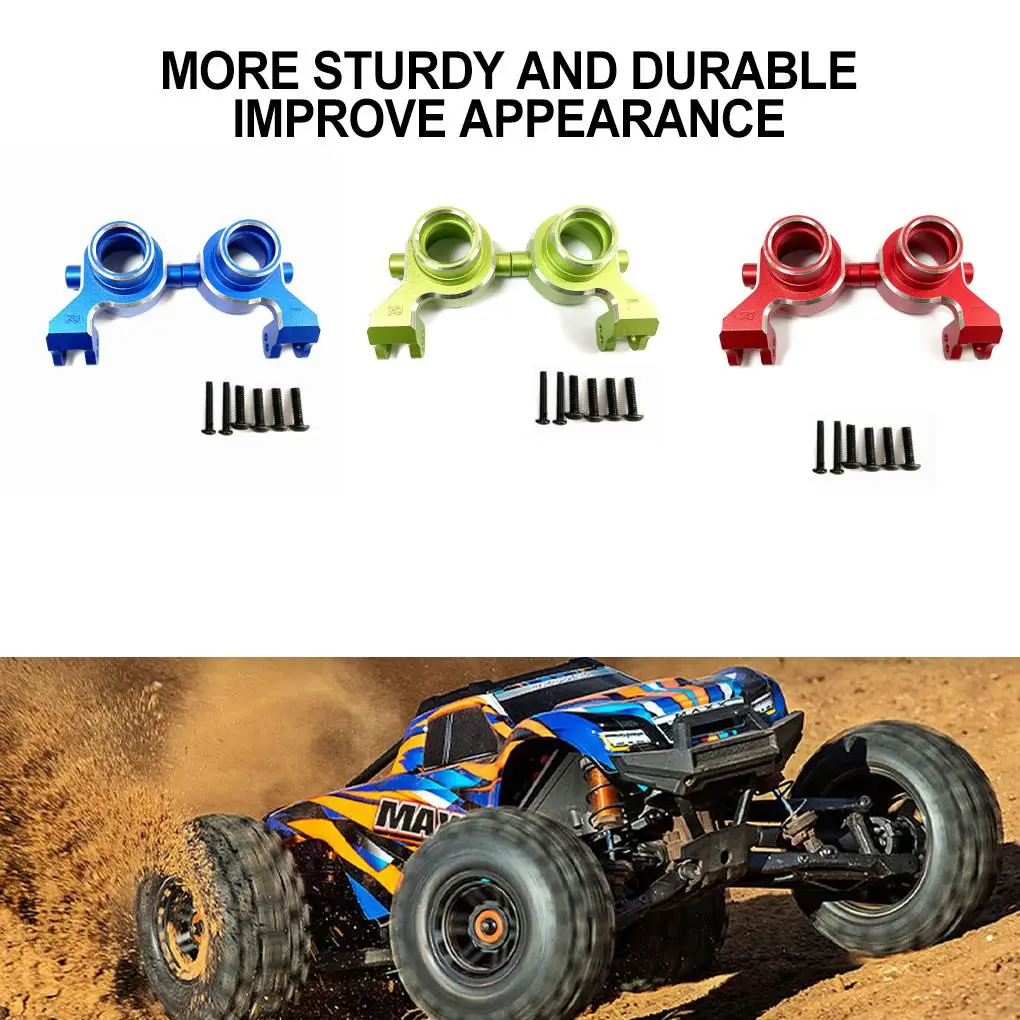 RCGOFOLLOW Aluminiowe zwrotnice kierownicze ze stopu aluminium, część tuningowa RC, zwrotnice do samochodów RC 1/10 MAXX