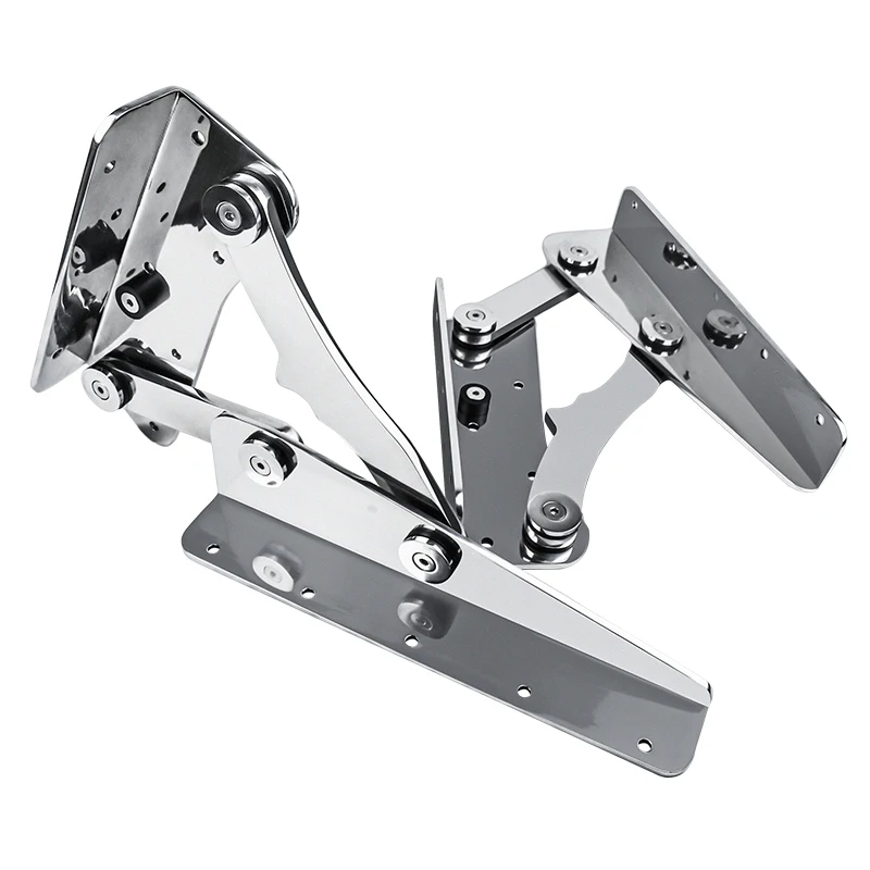 Factory Wholesale 316 Stainless Steel Folding Boat Seat Bracket Stainless Steel Yacht Marine Chair Base Hinge