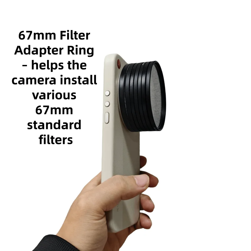 Aluminiowy pierścień adaptera filtra 67 mm do oficjalnego etui Xiaomi 17 Ultra Leica Edition — zdjęcie produktu 4