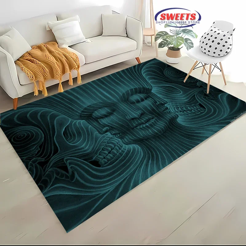 3D Printing 10000 Days Large Carpet for Home Living Room Children's Bedroom, Sofa Doormat Kitchen Floor Rug, Anti-slip Decor Mat