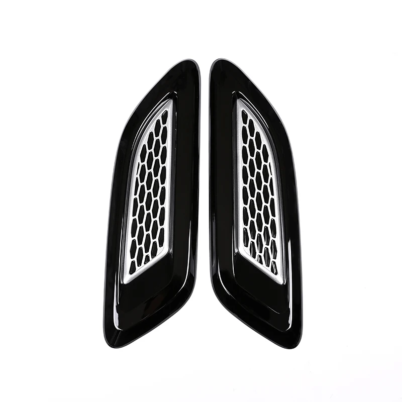 For Land Rover Discovery Sport LR4 For Range Rover Evoque Vogue Car Exterior Hood Air Vent Outlet Wing Trim Car Accessories 2Pcs