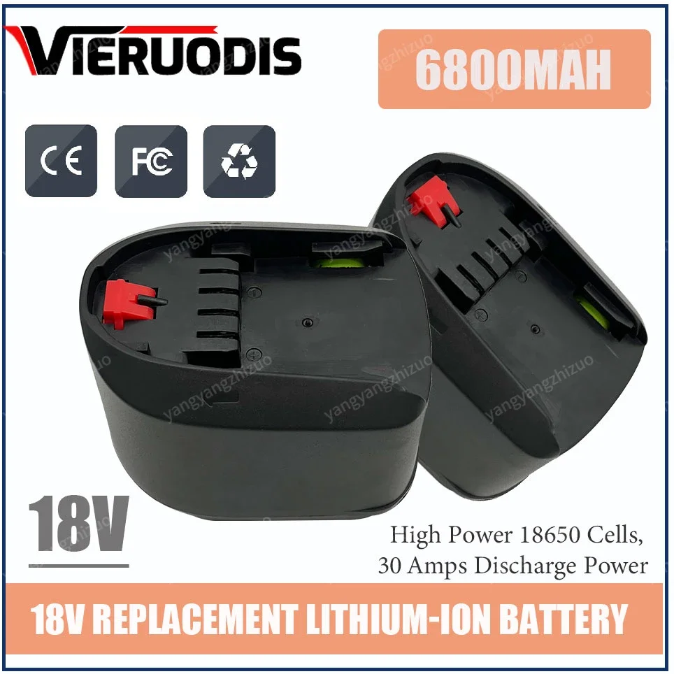 

For Bosch 18V 9800MAH Lithium Ion Rechargeable Tool Battery PBA PST PSB PSR Bosch Home, Garden Tools (TypeC only) AL1810CV