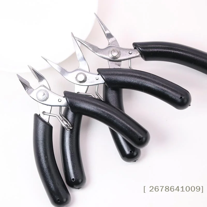 ⚑1Pcs Stainless Steel Electronic Cutting Pliers  Blade Labor Saving Spring For DIY Craft Jewelry Electronics Repair