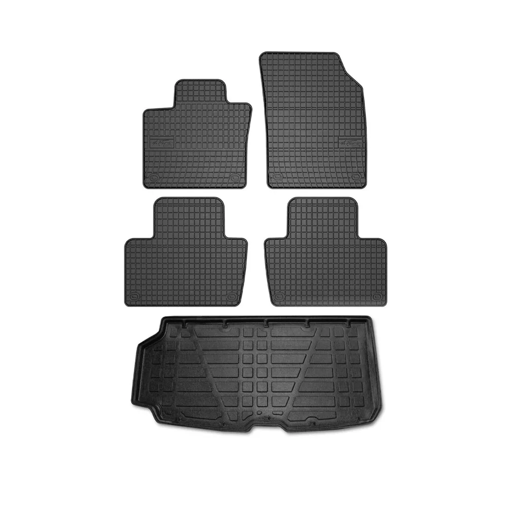 

Floor Mats Cargo Liner Set for Volvo XC90 2016-2024 Black All-Weather TPE United States